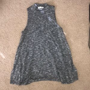 Grey Turtleneck Tank